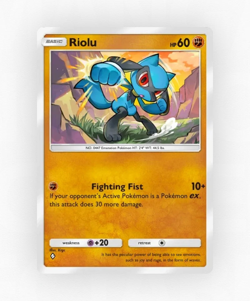 Riolu - Pulsing Aura 79 (Non-Holo)