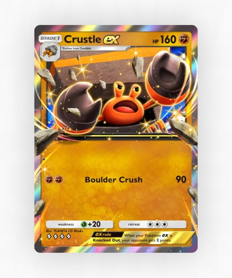 Crustle ex - Pulsing Aura 88 (Non-Holo)