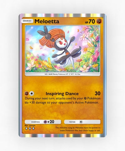 Meloetta - Pulsing Aura 89 (Non-Holo)