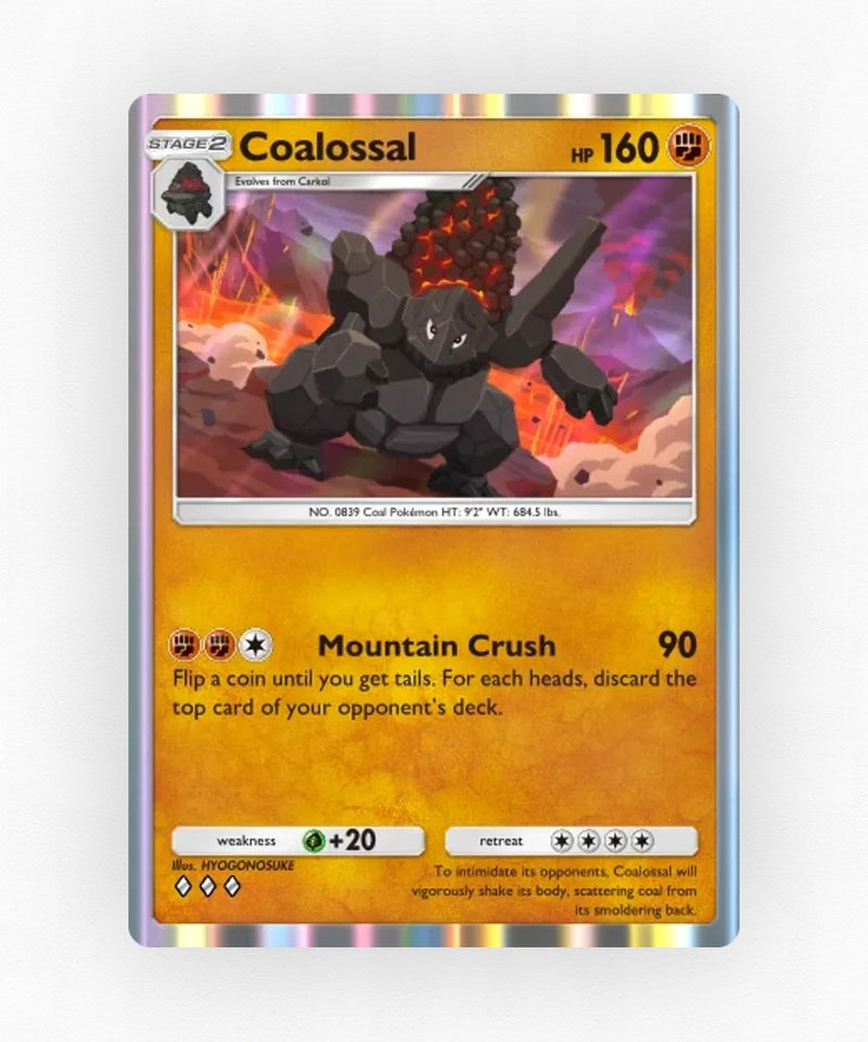 Coalossal - Pulsing Aura 94 (Non-Holo)