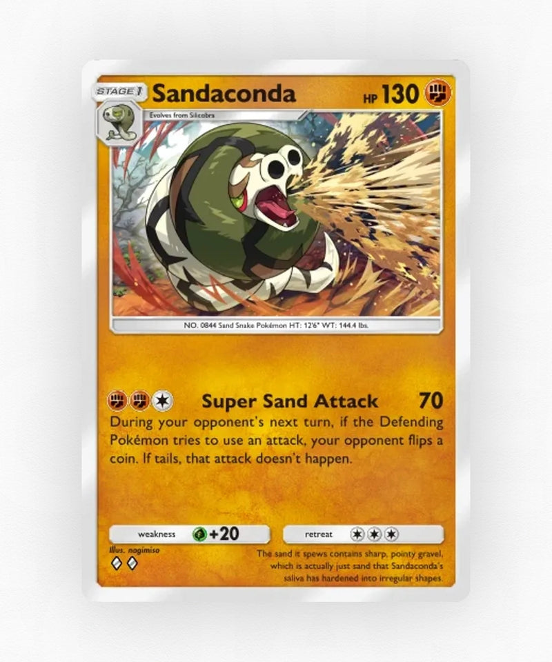 Sandaconda - Pulsing Aura 96 (Non-Holo)