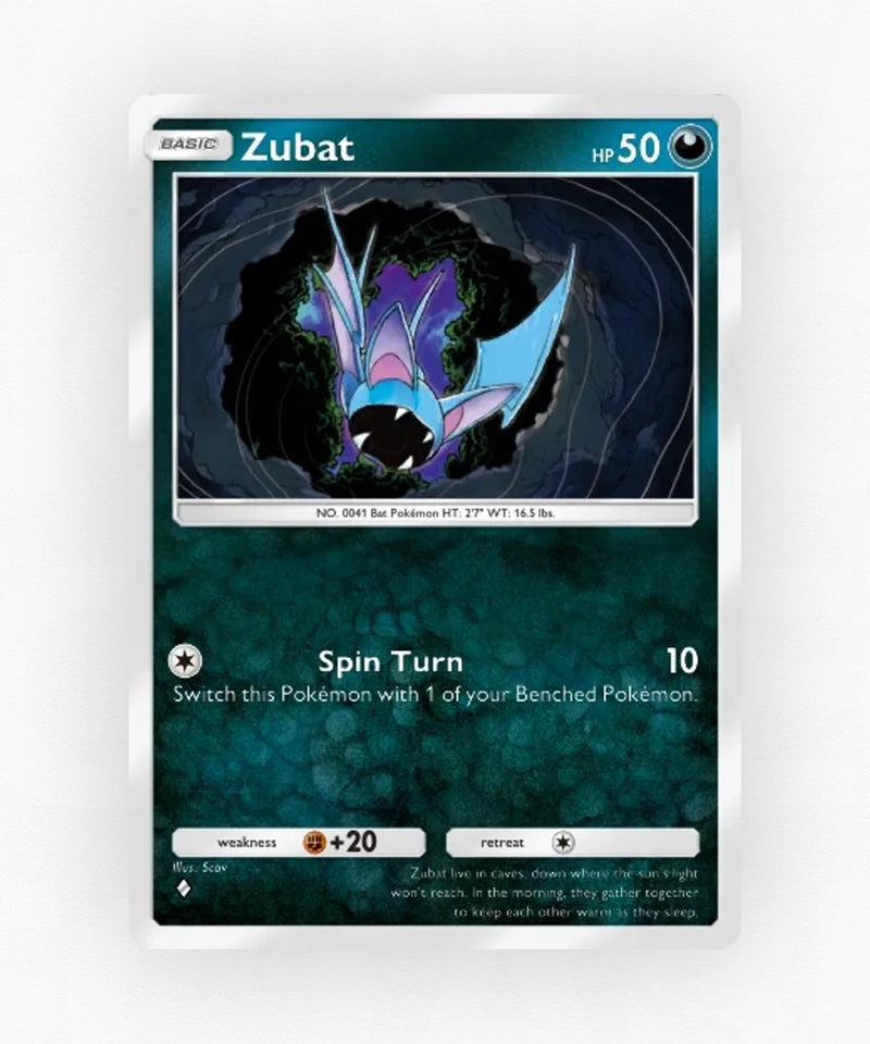 Zubat - Pulsing Aura 98 (Non-Holo)