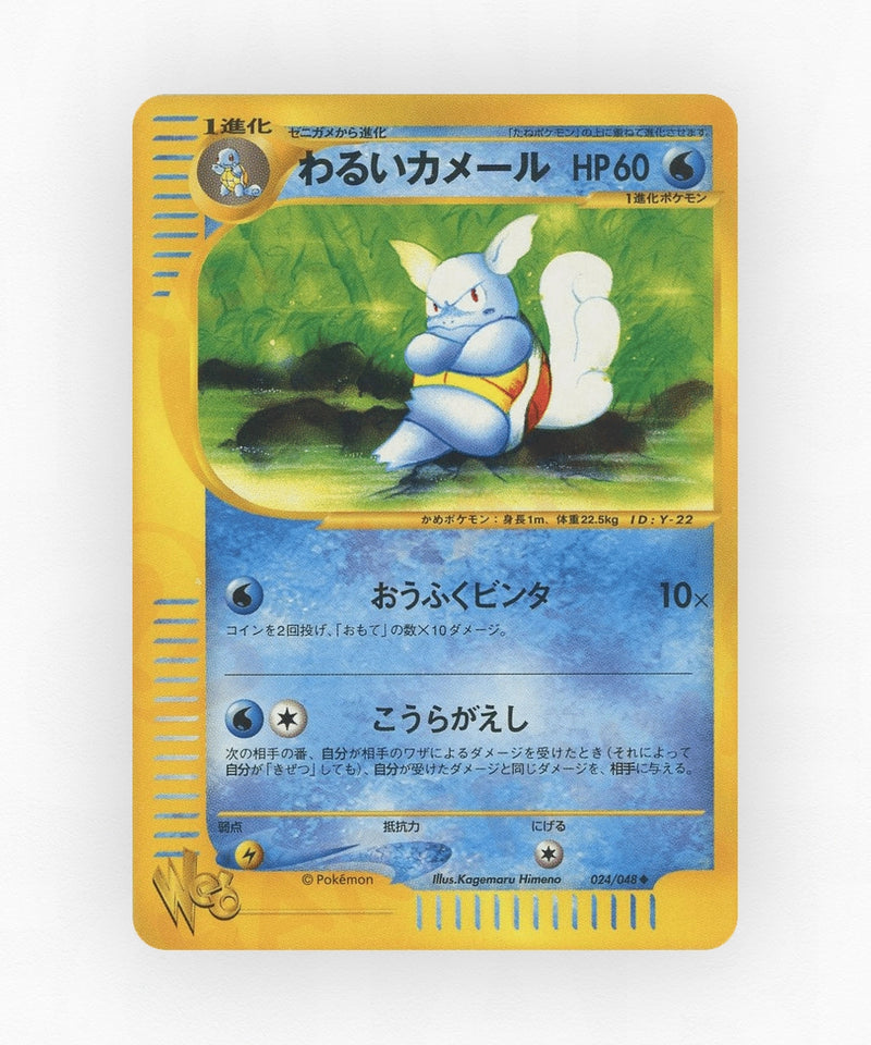 Dark Wartortle - Pokémon Web 024/048 (Unlimited Non-Holo)