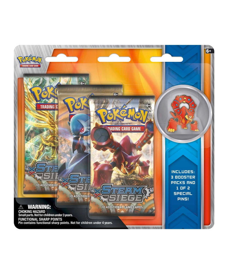 Steam Siege Collectible Pin 3-Pack Blister - Volcanion
