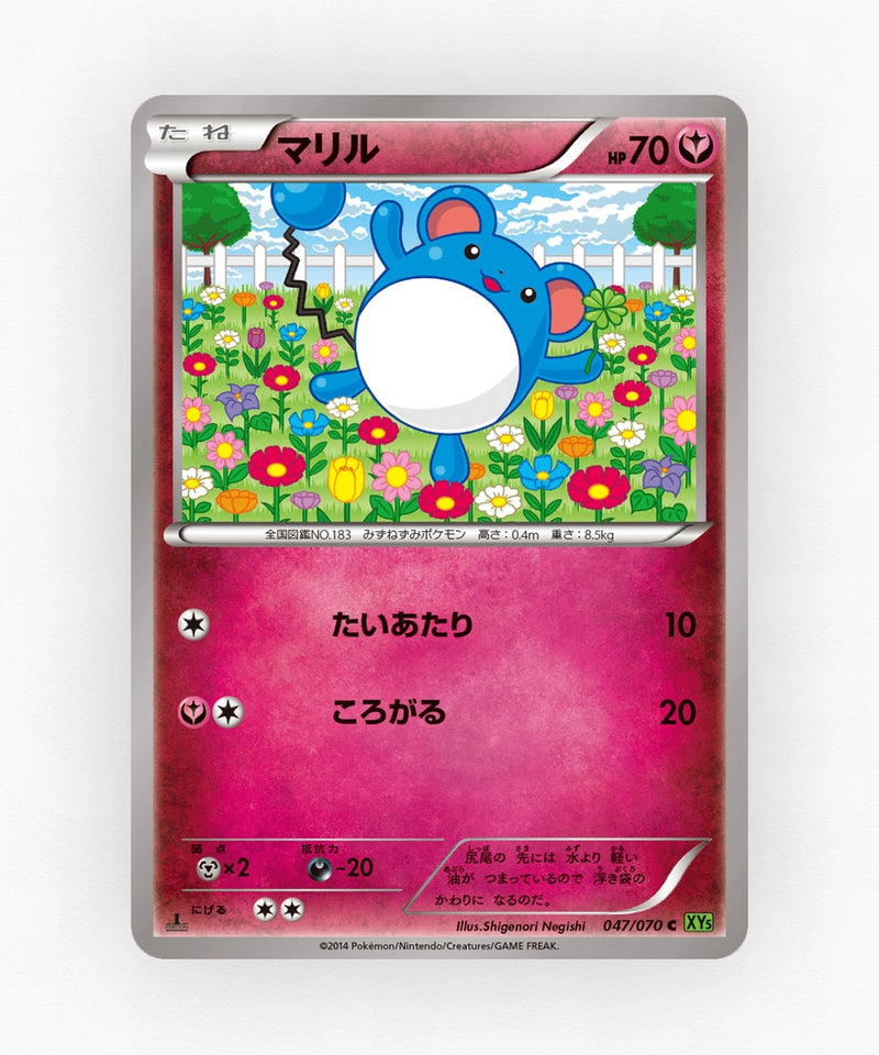 Marill - Tidal Storm 047/070 (1st Edition Non-Holo)
