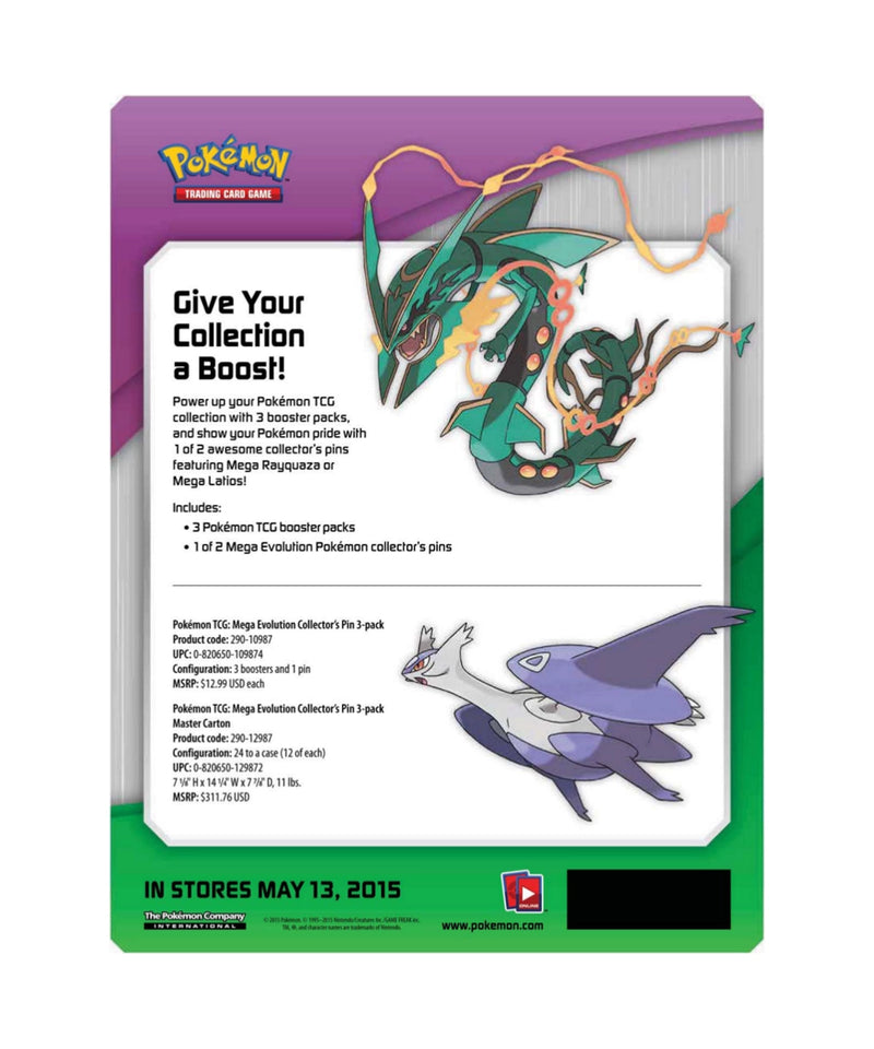 Roaring Skies Dragonite Collector's Pin 3-Pack Blister