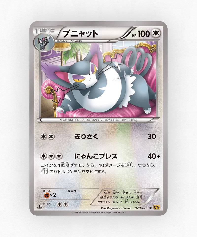 Purugly - Rage of the Broken Heavens 070/080 (1st Edition Non-Holo)